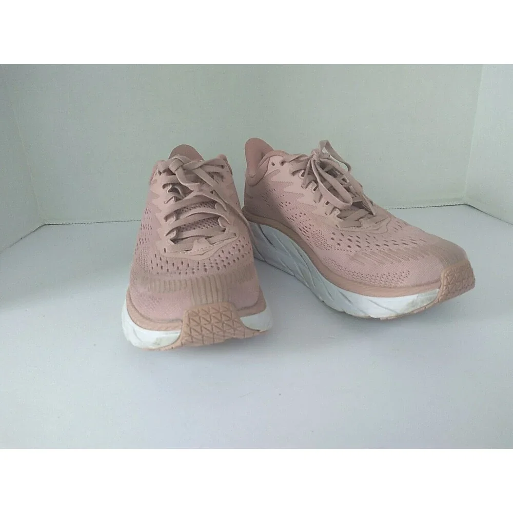 Hoka Clifton Running‎ Shoes Cushioned Athletic Sneakers Comfort Pink Size